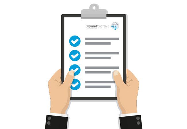 Gutachten und Prüfdokumente zum Drymat-Verfahren