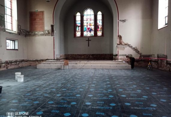 Trockenlegung Kirchenschiff in Baden-Württemberg